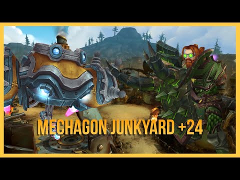 Mechagon Junkyard M+ 24 (SL S4) Protection Paladin (FORTIFIED | SANGUINE | GRIEVOUS)