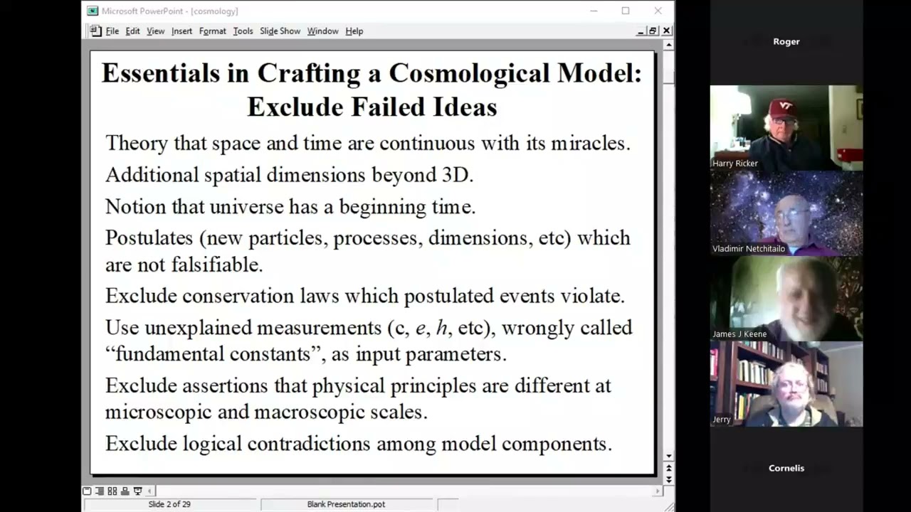 Essentials in Crafting a Cosmological Model: Part 1