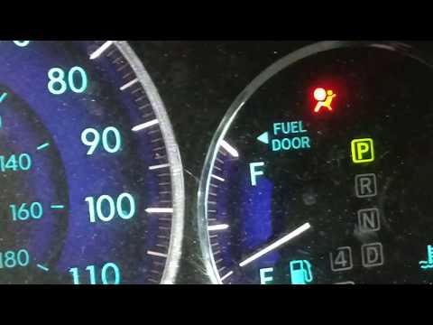 How to reset airbag light Toyota Sienna 2004 2005 2006 2007 2008 2009 2010