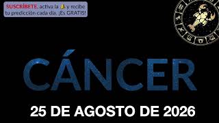 Daily Horoscope - Cancer - August 25, 2026