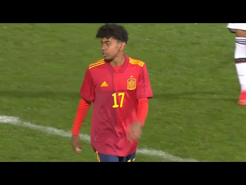 Lamine Yamal vs Germany U19 | Spain U19 Debut (25/10/22)
