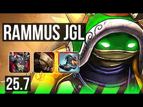 RAMMUS vs DR. MUNDO (JGL) | EUW Diamond | 25.7