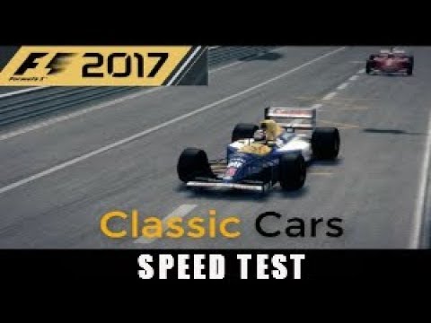 F1 2017 - Classic Cars Speed Test