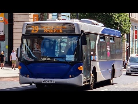 Service 29: Yorkshire Buses Scania Omnicity - YN08DFJ (Ex Fastway Crawley)