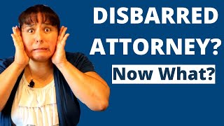 What to do if your attorney is being disbarred, suspended from practicing law. California work comp