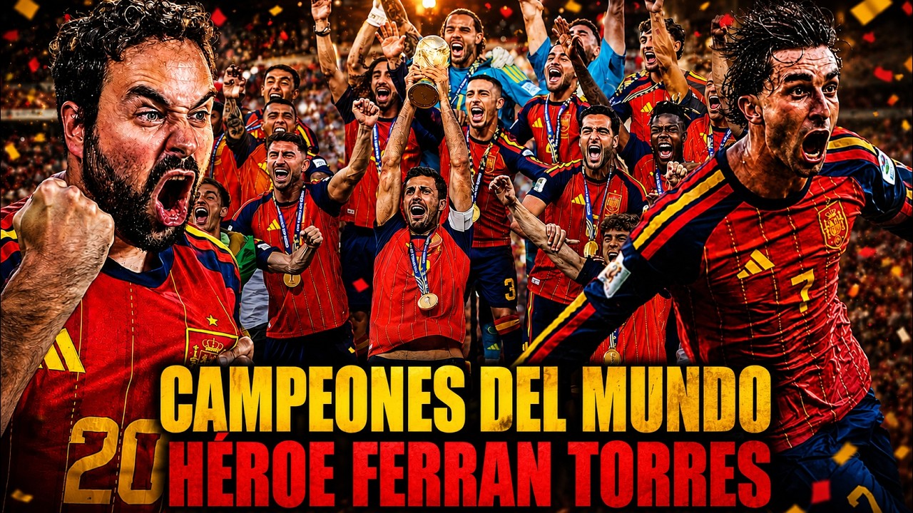 🏆ESPAÑA CAMPEONA del MUNDO ¡FERRAN TORRES HÉROE! 1-0 a ARGENTINA ¡GANÓ el FÚTBOL!