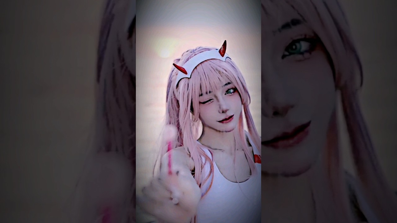 JJ COSPLAY Zero Two #cosplay #shorts #cosplaygirl #cosplayanime #animeedit