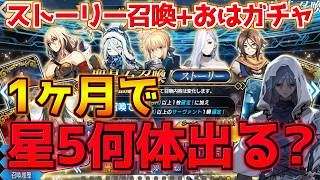 【#FGO】無料ストーリーガチャを1ヶ月引き続けた結果、神引きできるのか？【FGO11周年】