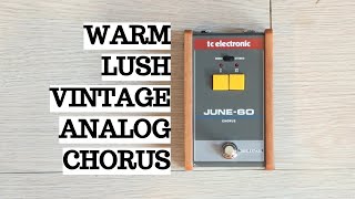 Video thumbnail for TC Electronic June 60 Vintage Analog Chorus Pedal Demo by Music Bliss Malaysia