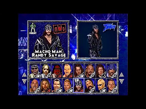WCW/NWO Thunder (PSX) - Intro FMV / Roster / Rants / Unlockable Characters