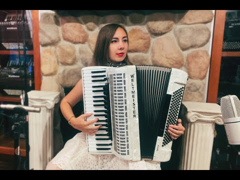 6465 - White Pearl Weltmeister Saphir Piano Accordion LMMM 41 120 $2999