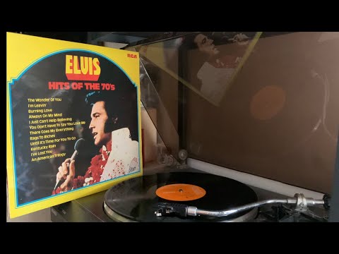 Elvis Presley Burning love from vinyl album Hits of the 70s English RCA
