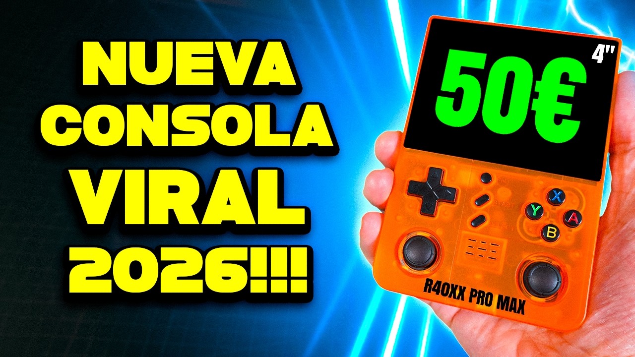 ESTA es la nueva consola VIRAL de 2026 de 4 pulgadas: R40xx pro max ¿ merece la pena?