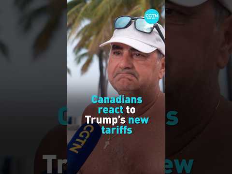 Canadians react to Trump's new tariffs