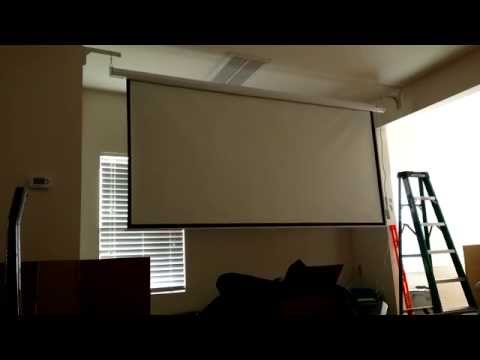 120 inch hd motorized 16/9 projector screen