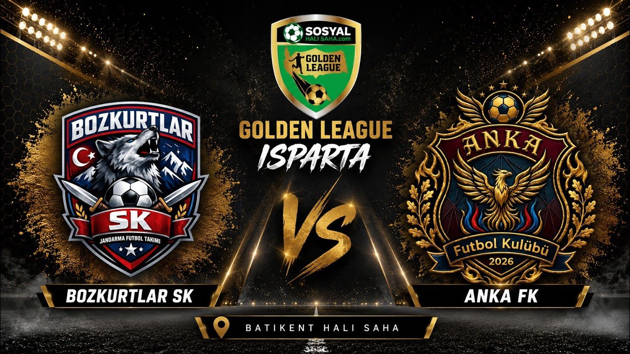 SOSYAL HALI SAHA GOLDEN LEAGUE / 2026 AÇILIŞ SEZONU / ISPARTA / BOZKURTLAR SK - ANKA FK