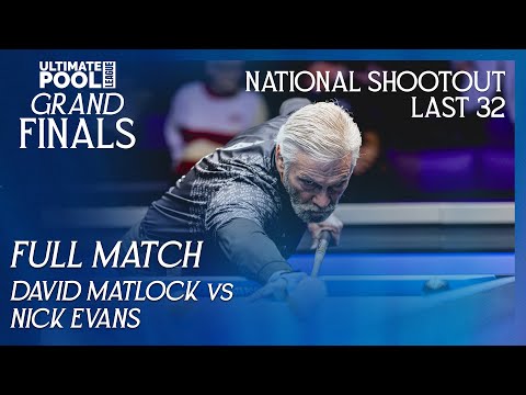 David Matlock vs Nick Evans | Last 32 | National Shootout