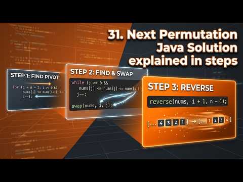 31 Next Permutation Java Solution Explained In Steps