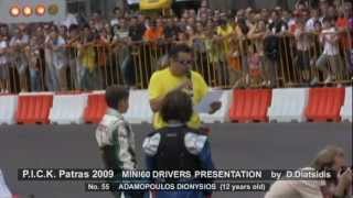 preview picture of video '2009-09-20 Greek-Karting-Challenges PICK-Patras-No.1 MINI60-Drivers' -Presentation'