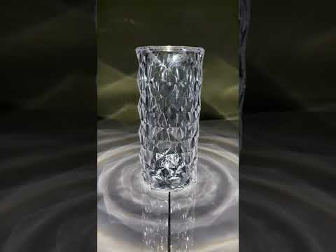 Crystal diamond bordslampa