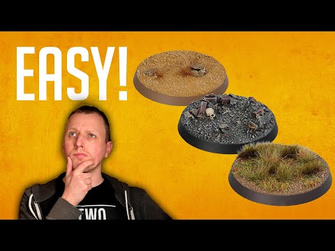 3 Easy to make Bases for your miniatures | Warhammer | Duncan Rhodes