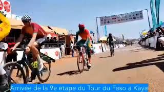 Le Marocain Ed Doghmy Achraf remporte la 9èm étape Ouaga-Kaya. Le maillot jaune toujours burkinabè