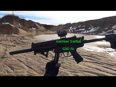 The American Tactical GSG 16 22lr Carbine Review And Shooting Video