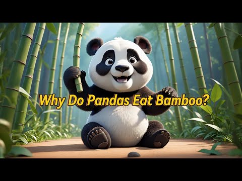 Why Do Pandas Eat Bamboo? 🐼🌱 Best Science Learning for Kids | 3D Animated Cartoons for Kids