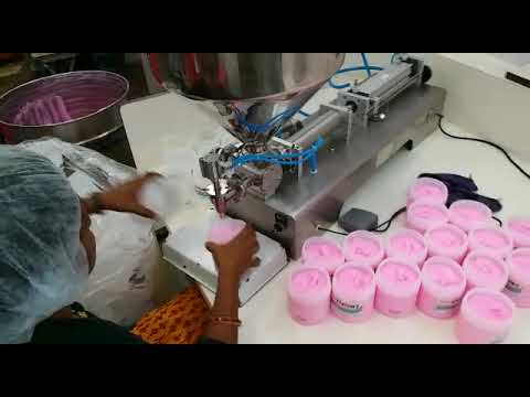 PNEUMATIC SEMI AUTO PASTE FILLING MACHINE