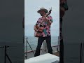 Gareth Asher sings on the Schooner Woodwind