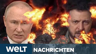 KRIEG IN DER UKRAINE: Selenskyj verlängert Kriegsrecht – Putin lässt Köpfe rollen | WELT Nachtstream