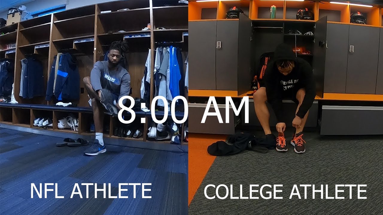Day In The Life: NFL VS College
