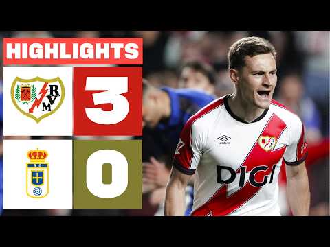 RAYO VALLECANO 3 - 0 REAL OVIEDO | HIGHLIGHTS LALIGA EA SPORTS
