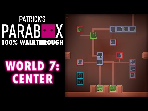 Patrick's Parabox "Center" All Puzzle Solutions | 100% All Levels Gameplay Walkthrough Part 7
