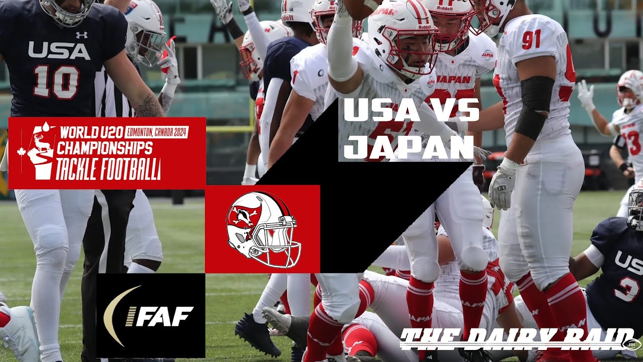 The Dairy Raid Breaks Down Team USA vs. Japan - IFAF U20 WC 2024