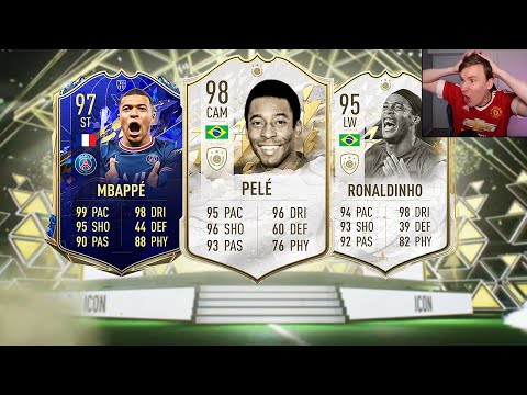 98 PELE TIIMI | 97 TOTY MBAPPE & 95 RONALDINHO FUT DRAFT | FIFA 22 STRIIMI