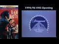 Black Beauty 1994 96 VHS Opening