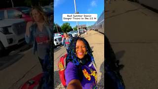 Summer U.S scenic sleeper trains #traintravel #traintraveler #traintrips #traintrip #railvlogger