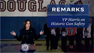 Vice President Harris Delivers Remarks Highlighting Historic Gun Safety Measures