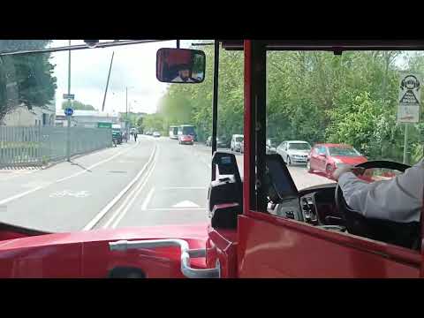 🇬🇧 WINDSCREEN VIEW BUS JOURNEY I Oxford Bus Company BrookesBus U1A: Osney Island ➔ The Kings Centre