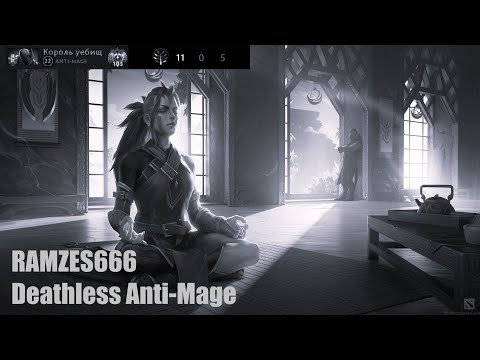 RAMZES666 Deathless Anti Mage - Dota 2 Pro Dark Side [RAMZES666 Deathless Game #14] 4K