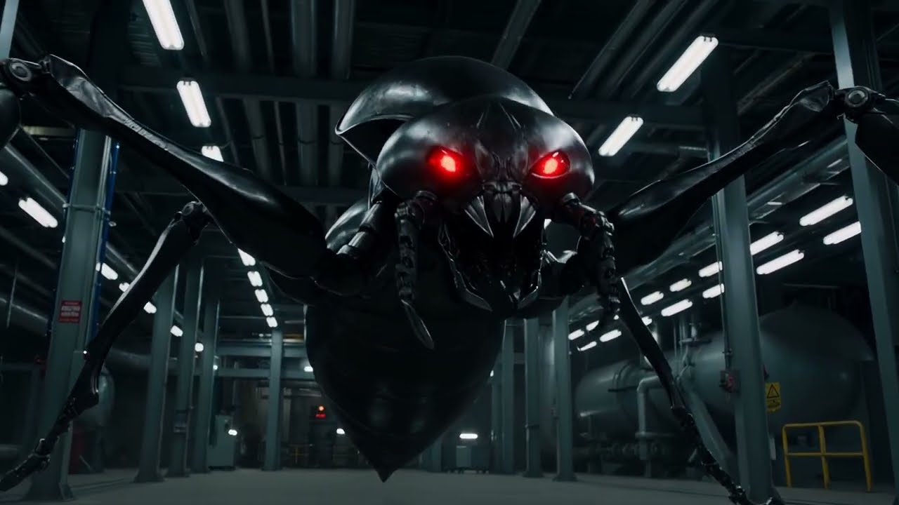 Seedance 2 Robotic Insect Horror Prompt