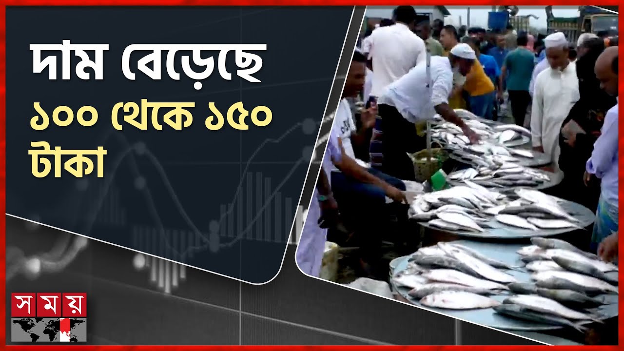 ভারতে ইলিশ রফতানির খবরে মুন্সীগঞ্জে চড়া ইলিশের বাজার | Munshiganj | Hilsa | Mirkadim Fish Market