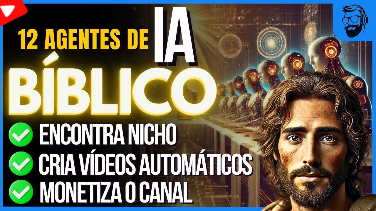 Descubra 12 Agentes de IA GPT para Canais Dark de Micro Nichos Bíblico