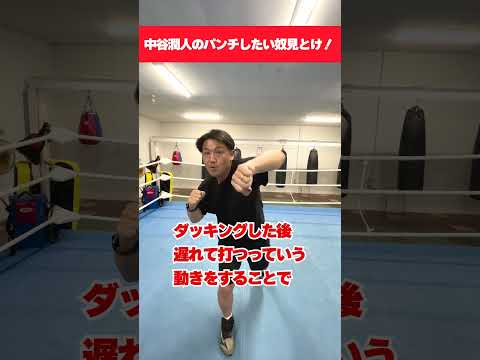 中谷潤人のパンチしたい奴見とけ！