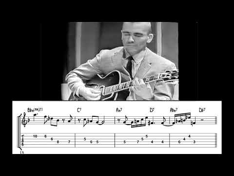 Rare Ed Bickert Performance (1959) + Full Guitar Transcription
