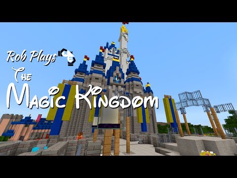 Minecraft Disney World - The Magic Kingdom Part 1