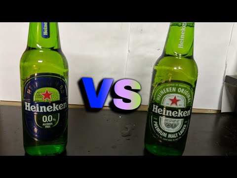 Heineken vs Heineken 0.0 (Alcohol Free) Blind Taste Test