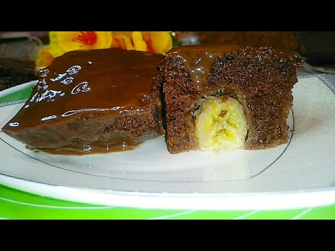 🍫 Шоколадный пирог с бананами 🍌 из простых ингредиентов и без заморочек 💯