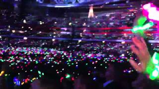Coldplay xylobands at the Emirates Stadium 2.6.12